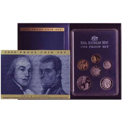1998 Bass and Flinders Six Coin Proof Set