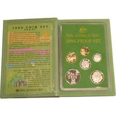 1994 Year of the Family Six Coin Proof Set