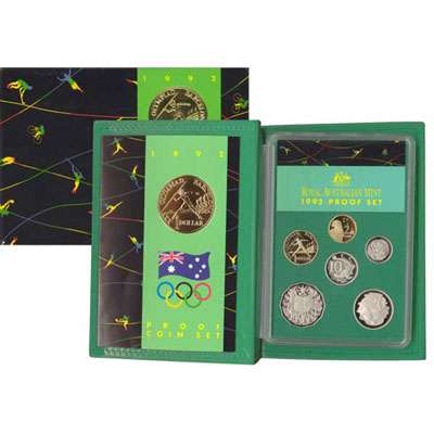 1992 XXV Barcelona Olympic Games Proof 6 Coin Set