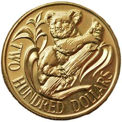 1980 - 1994 Australian $200 Gold Coins - QEII - Mixed Dates
