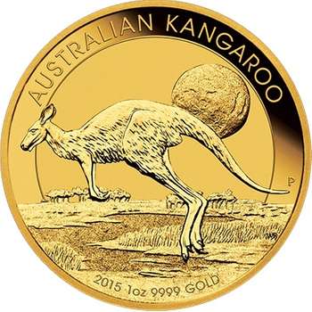 1 oz 2015  Australian Kangaroo Gold Bullion Coin