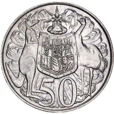 1966 Australian 50 Cent Silver Rounds (80%)