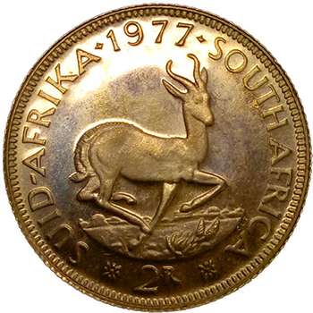 2 Rand South Africa Krugerrand Gold Bullion Coin - Mixed Dates