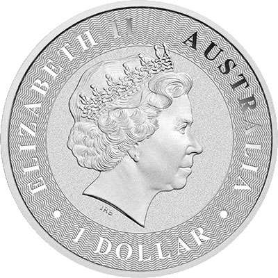 1 oz Australian Kangaroo Silver Bullion Coin - QEII - Mixed Dates