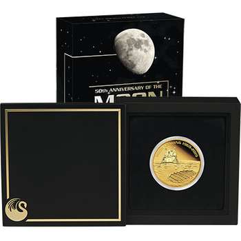 1 oz 2019 50th Anniversary Of The Moon Landing Gold Proof Coin