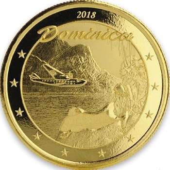1 oz 2018 Dominica The Nature Isle Gold Bullion Coin
