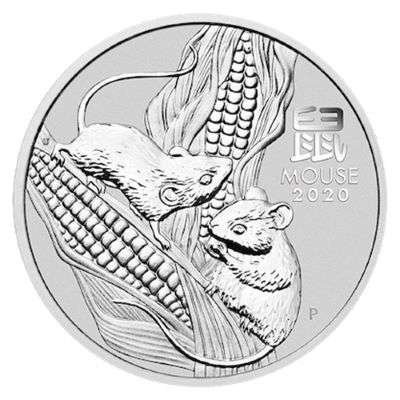 1 kg 2020 Australian Lunar Year of the Mouse Silver Bullion Coin - QEII
