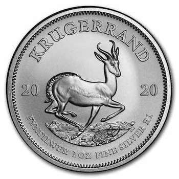1 oz 2020 South Africa Krugerrand Silver Bullion Coin