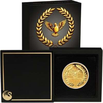 2 oz 2020 End of WWII 75th Anniversary Gold Proof Coin