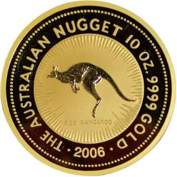 10 oz 2006 Australian Kangaroo Gold Bullion Coin