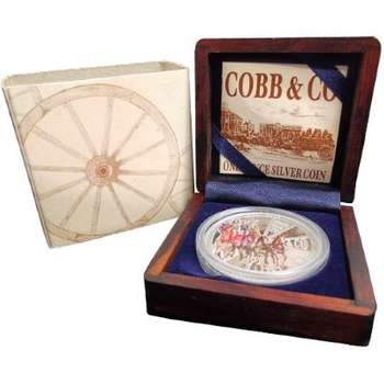 1 oz 2004 Cobb & Co Silver Proof Coin