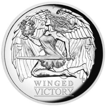 1 oz 2021 Winged Victory Silver Proof High Relief Coin