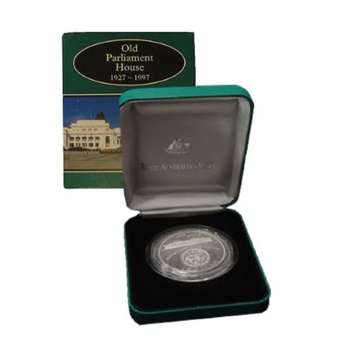 1997 1 oz Australian Old Parliament House Silver Proof Coin
