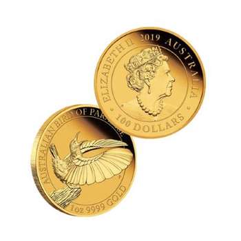 1 oz 2019 Bird of Paradise Gold Proof Coin