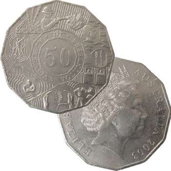 2003 Volunteer 50c Coin