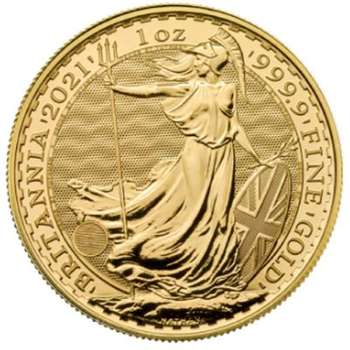 1 oz 2021 Great Britain Britannia Gold Bullion Coin