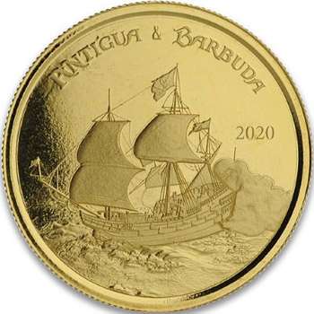 1 oz 2020 Antigua & Barbuda Rum Runner Gold Bullion Coin