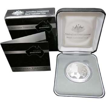 2008 Australia 30 Years of Northern Territory Government Five Dollars Silver Proof Coin