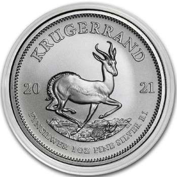 1 oz 2021 South Africa Krugerrand Silver Bullion Coin