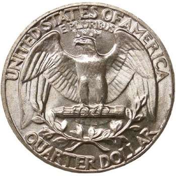 1950 USA Washington Quarter Dollar Silver Coin