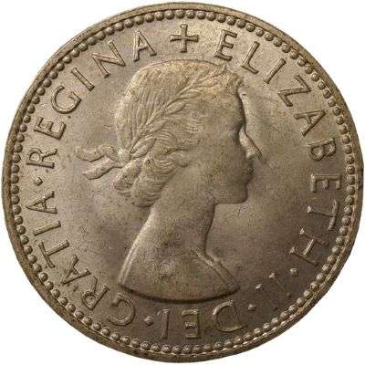 1953 Australia Queen Elizabeth II Shilling Silver Coin