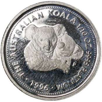1/10 oz 1996 Australian Koala Platinum Bullion Coin (Proof Strike)