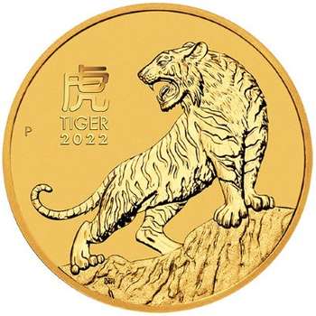 1/20 oz 2022 Australian Year Of The Tiger Gold Bullion Coin