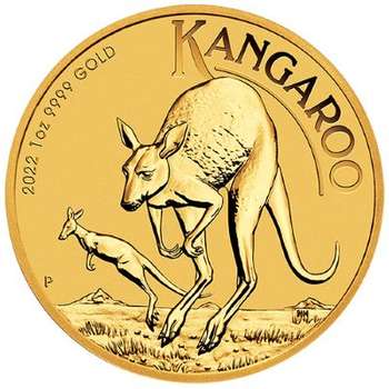 1 oz 2022 Australian Kangaroo Gold Bullion Coin