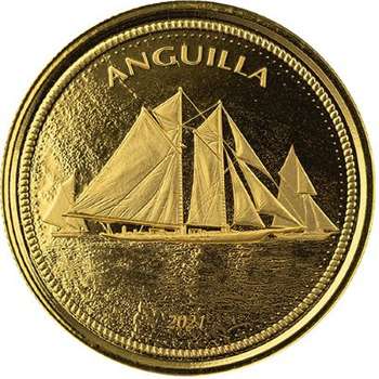 1 oz 2021 EC8 Anguilla Gold Bullion Coin