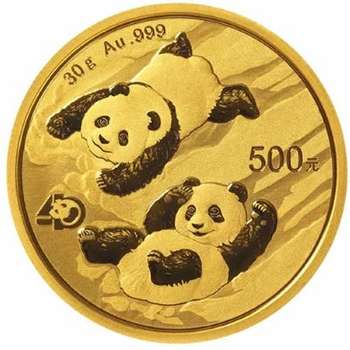 30 g 2022 Chinese Panda Gold Bullion Coin