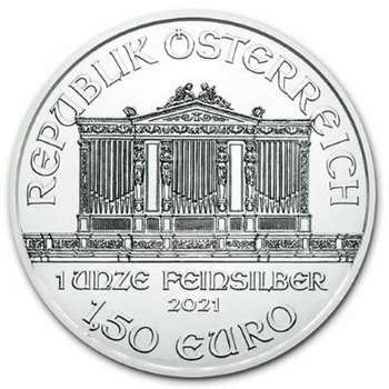 1 oz 2021 Austrian Philharmonic Silver Bullion Coin