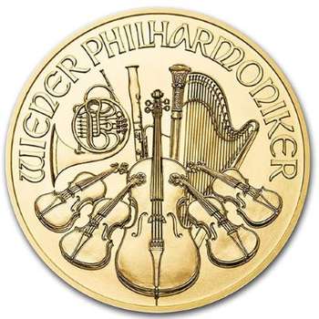 1 oz 2022 Austrian Philharmonic Gold Bullion Coin