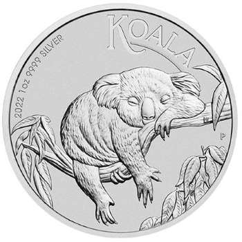 1 oz 2022 Australian Koala Silver Bullion Coin
