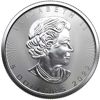 1 oz 2022 Canadian Maple Leaf Silver bullion coin