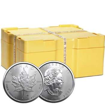 1 oz 2022 Canadian Maple Leaf Silver Bullion Coin - 500 oz Monster Box