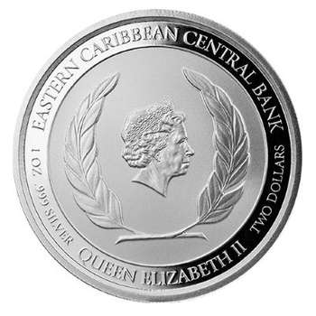 1 oz 2021 EC8 Dominica Silver Proof Coloured Coin