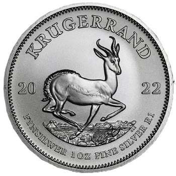 1 oz 2022 South Africa Krugerrand Silver Bullion Coin