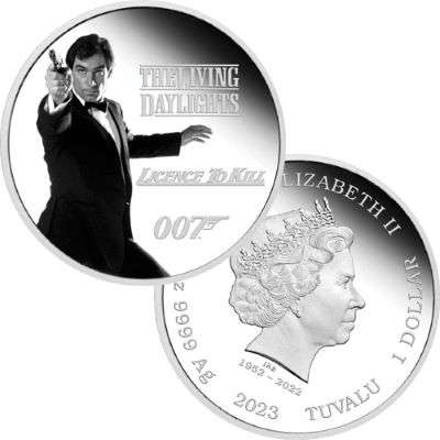 1oz 2023 James Bond Legacy Coloured Silver Proof Coin