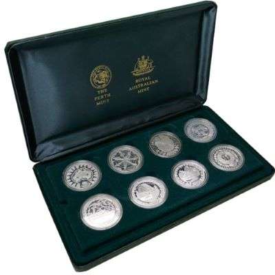 1 oz 2000 Silver Australia Sydney Olympic Games Cultural 8 Coin Set