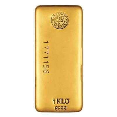 1 kg Perth Mint Gold Bullion Cast Bar - Classic Type