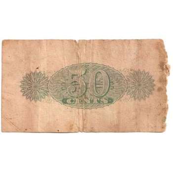 1938 British North Borneo 50 Cent Banknote