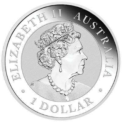 1 oz 2023 Australian Kookaburra Silver Bullion Coin - QEII