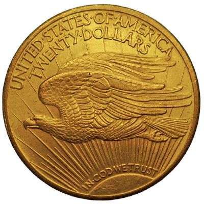 1924 USA Saint Gaudens Twenty Dollar Gold Coin