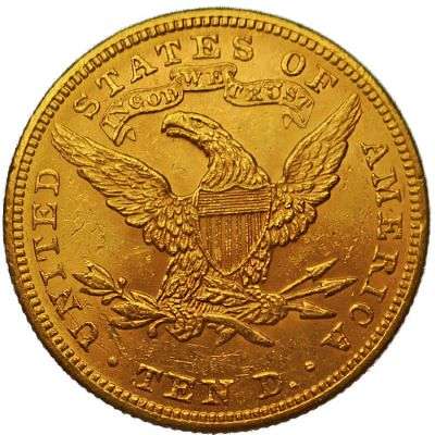 1894 USA Liberty Head Ten Dollar Gold Coin