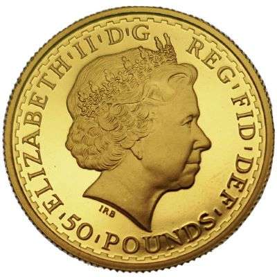 1/2 oz 2000 Great Britain Britannia Gold Bullion Coin - Proof Strike