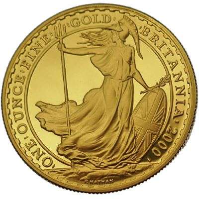 1 oz 2000 Great Britain Britannia Gold Bullion Coin - Proof Strike