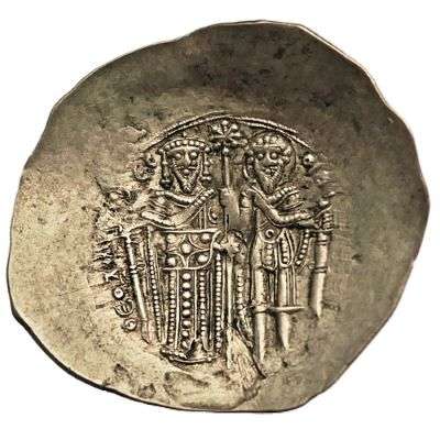 AD 1208 - 1222 Byzantine Nicaea - Theodore I - Aspron Trachy