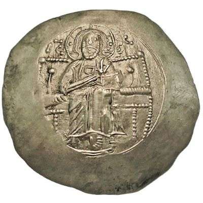 AD 1208 - 1222 Byzantine Nicaea - Theodore I - Aspron Trachy