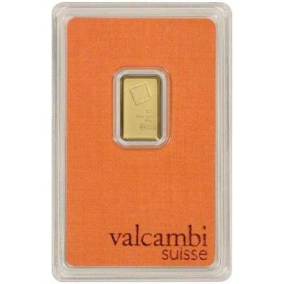 2.5 g Valcambi Gold Bullion Minted Bar