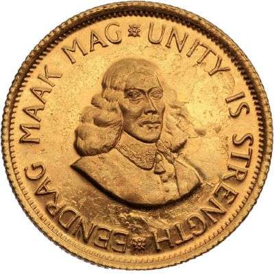 1979 South Africa 2 Rand Gold Bullion Coin